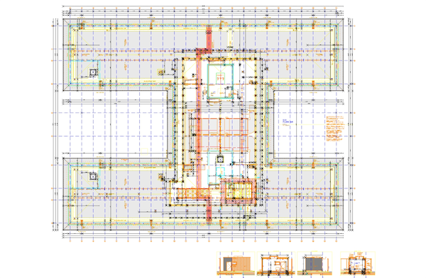 Konstruktion DWG Plan Holzbau