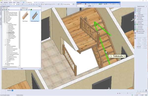 Treppen Planung Geschoss SEMA