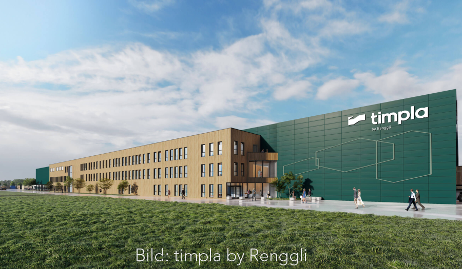 Werk und Produktionshalle timpla by Renggli